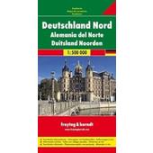  Deutschland Nord, Autokarte 1:500.000  - Straßenkarte