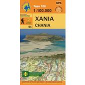  Topografische Landkarte Griechenland 94 Chania (Kreta)  1 : 100 000  - Wanderkarte