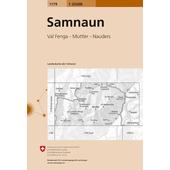  Swisstopo 1 : 25 000 Samnaun  - Wanderkarte