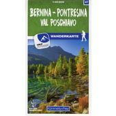  Bernina - Pontresina / Val Poschiavo 47 Wanderkarte 1:40 000 matt laminiert  - Wanderkarte