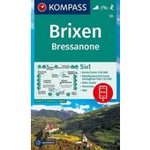  KOMPASS Wanderkarte Brixen, Bressanone 1:50 000  - Wanderkarte