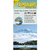  Kilimanjaro National Park Tourist Map & Guide 1 : 100.000  - Wanderkarte