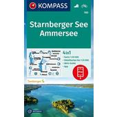  KOMPASS WANDERKARTE STARNBERGER SEE, AMMERSEE 1:50 000  - 