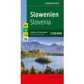  SLOWENIEN, STRAßEN- UND FREIZEITKARTE 1:150.000  - Straßenkarte