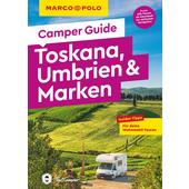  MARCO POLO CAMPER GUIDE TOSKANA, UMBRIEN &  MARKEN  - Reiseführer