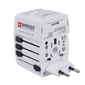 SKROSS WORLD USB CHARGER AC45PD WITH USB-C CABLE  - Reisestecker