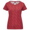 FRILUFTS HEDJE PRINTED T-SHIRT Damen T-Shirt EARTH RED - EARTH RED