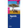 Reise Know-How Landkarte Uganda (1:600.000) Straßenkarte NOPUBLISHER - NOPUBLISHER