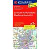 Sachsen-Anhalt Nord - Niedersachsen Ost. Großraum-Radtourenkarte 1 : 125 000 Fahrradkarte NOPUBLISHER - NOPUBLISHER
