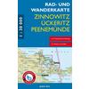 Zinnowitz, Ückeritz, Peenemünde 1 : 30 000 Rad- und Wanderkarte 1