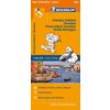 Michelin Trentino-Südtirol,Venetien, Friaul-Julisch Venetien, Emilia Romagna. Straßen- und Tourismuskarte 1:400.000 Straßenkarte NOPUBLISHER - NOPUBLISHER