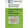  DAV Alpenvereinskarte Bayerische Alpen 03. Allgäuer Voralpen Ost 1 : 25.000 - Wanderkarte - NOPUBLISHER