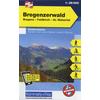 KuF Österreich Outdoorkarte 01 Bregenzerwald 1 : 35 000 Wanderkarte NOPUBLISHER - NOPUBLISHER