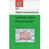  DAV Alpenvereinskarte 03/3 Lechtaler Alpen - Parseierspitze 1 : 25 000 - Wanderkarte - DEUTSCHER ALPENVEREIN
