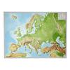  Reliefkarte Europa Gross 1 : 8.000.000 mit Aluminium Rahmen - Karte - GEORELIEF GBR