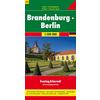 BRANDENBURG - BERLIN, AUTOKARTE 1:200.000 FREYTAG + BERNDT - FREYTAG + BERNDT
