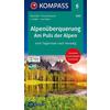  Alpenüberquerung, Am Puls der Alpen 1:50 000 - Wanderkarte - KOMPASS KARTEN GMBH