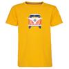 Elkline TEEINS Kinder T-Shirt DARKBLUE - GOLDENYELLOW