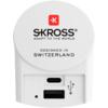 SKROSS EURO USB CHARGER A/C Reisestecker WHITE - WHITE