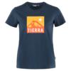 Tierra ORGANIC COTTON TEE W Damen T-Shirt NORDIC BLUE (MOUNTAIN BOX) - NORDIC BLUE (MOUNTAIN BOX)