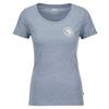 Fjällräven 1960 LOGO T-SHIRT W Damen T-Shirt CHALK WHITE - INDIGO BLUE-MELANGE