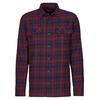 Patagonia M' S L/S ORGANIC COTTON MW FJORD FLANNEL SHIRT Herren Outdoor Hemd ICE CAPS: BURL RED - CONNECTED LINES: SEQUOIA RED