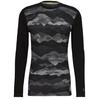  CLASSIC THERMAL MERINO BASE LAYER PATTERN CREW BOXED Herren - Funktionsshirt - BLACK MOUNTAIN SCAPE