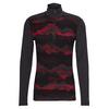  CLASSIC THERMAL MERINO BASE LAYER PATTERN 1/4 ZIP BOXED Herren - Funktionsshirt - RHYTHMIC RED MOUNTAIN SCAPE