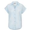 Royal Robbins OASIS S/S Damen Outdoor Bluse BAKED CLAY - SUMMER SKY