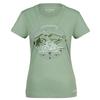 Vaude CYCLIST T-SHIRT V Damen T-Shirt WHITE - WILLOW GREEN