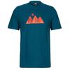 Mountain Equipment MOUNTAIN SUN MENS TEE Herren T-Shirt SAGE - MAJOLICA BLUE