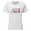 Tentree W FLORAL LOGO T-SHIRT Damen T-Shirt WHITE - WHITE