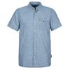 Royal Robbins HEMPLINE SPACED S/S Herren Outdoor Hemd TAHOE BLUE - MTN SPRING