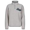 Patagonia W' S LW SYNCH SNAP-T P/O Damen Fleecepullover SNOW BEAM: PALE PERIWINKLE - OATMEAL HEATHER W/NOUVEAU GREE