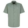 Jack Wolfskin NORBO S/S SHIRT M Herren Outdoor Hemd NIGHT BLUE CHECKS - HEDGE GREEN CHECKS