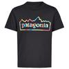 Patagonia K' S GRAPHIC T-SHIRT Kinder T-Shirt WATER PEOPLE GATOR: BIRCH WHIT - UNITY FITZ: INK BLACK
