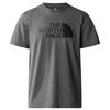 The North Face M S/S EASY TEE Herren T-Shirt OPTIC EMERALD - TNF MEDIUM GREY HEATHER