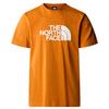 The North Face M S/S EASY TEE Herren T-Shirt TNF BLACK - DESERT RUST