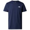 The North Face M S/S SIMPLE DOME TEE Herren T-Shirt IRON RED - SUMMIT NAVY