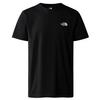 The North Face M S/S SIMPLE DOME TEE Herren T-Shirt IRON RED - TNF BLACK
