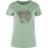 Fjällräven ARCTIC FOX PRINT T-SHIRT W Damen T-Shirt CHALK WHITE - MISTY GREEN