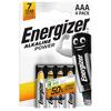 Energizer AAA POWER ALKALI MANGAN BATTERIEN Batterien ASSORTED - ASSORTED